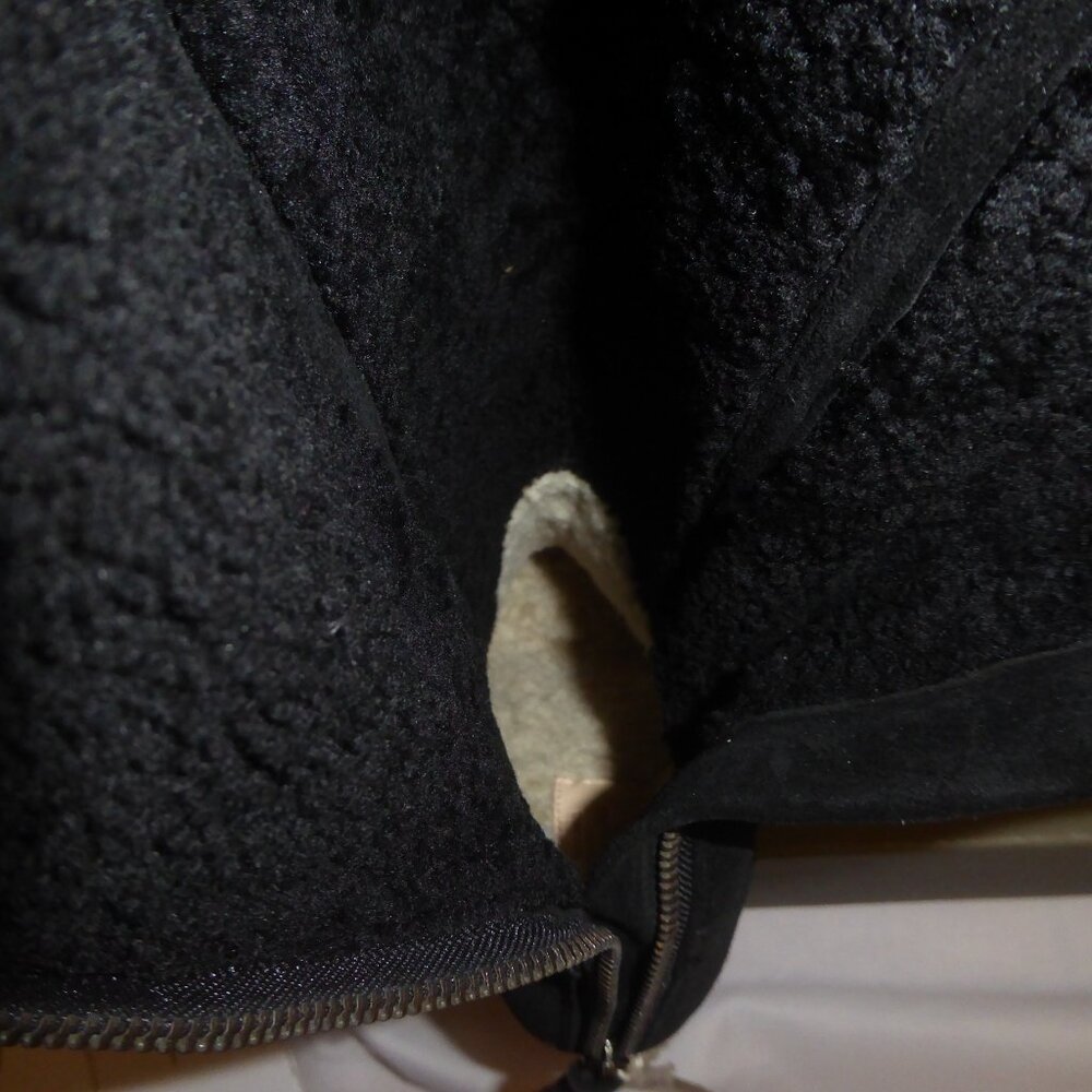 SOLD UGG Fiorentina Made In Italy Suede Thigh High Cuffable Wedge Heel Boots NIB - Picture 6 of 16